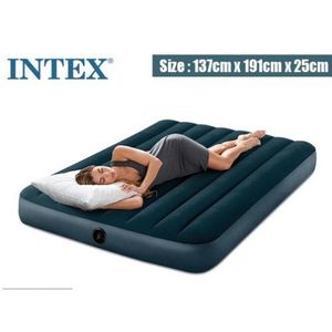 Intex Matelas gonflable - 2 personnes - 137 x 191 x 25 cm - Beige