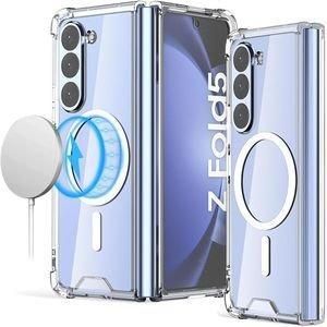 Case Pochette Souple Liquid  transparent magsaf  pour Samsung Galaxy Z Fold 5