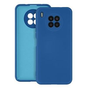 Huawei Nova 8i Plating Mirror Leather Case - Black