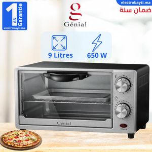 Genial فرن كهربائي صغير - 10 لتر مع ترموستات 230 درجة مئوية