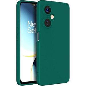 Case Coque Souple Liquid Silicone pour OnePlus Nord ce 3 lite vert – Protection élégante et maniabilité