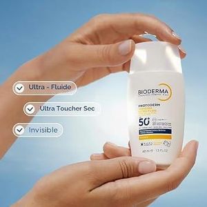 Bioderma Photoderm XDefense Ultra-Fluid SPF 50+ – Très Haute Protection Invisible Contre les UV, la Lumière Visible, les Infrarouges et la Pollution, Tous Types de Peaux (Flacon de 40 ml)   