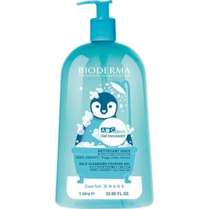 Bioderma ABCDerm Gel Moussant 1L – Nettoyant Bébé & Enfant