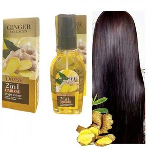 Donse Gingembre Collagen Oils 2x1 Huile cheveux Meilleure serum pour cheveux secs/abîmés