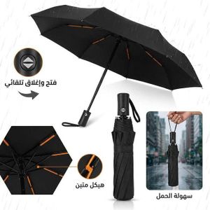 Parapluie Automatique Pliable 1 Pièce Couleur Aléatoire