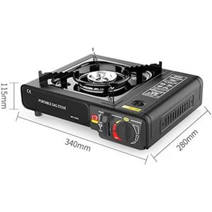 Réchaud de camping à un brûleur, puissance de 2200 W, réchaud d'extérieur compact, sac de transport inclus pour un transport facile