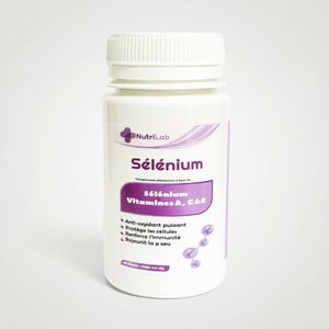Hybrid Nutrilab Sélénium - Antioxydant Puissant, Protection Cellulaire, Soutien Immunitaire & Vitalité - 60 Gélules