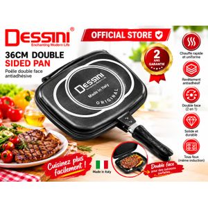 Double Grill Pan Dessini 36cm