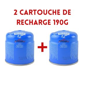 مجموعة 2 خرطوشة غاز البوتان 190 جرام لموقد الغاز، عبوة غاز الطهي