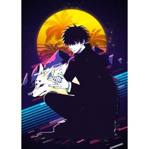 Jujutsu Kaisen 80  Anime Manga Painting style Poster Chambre