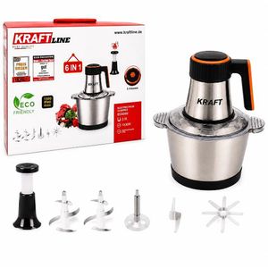 Itimat Hachoir Électrique Multifonction 6 En 1 2L 1500W Inox