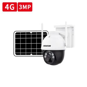 Caméra Solaire Sans Fil Extérieure 3MP – Surveillance WiFi 4G avec Vision Nocturne Jour et Nuit