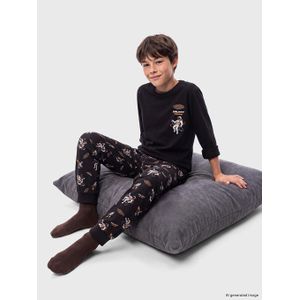 Lc Waikiki Ensemble de pyjama imprimé à col rond pour garçons