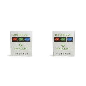Bande LED - RGB - Éclairage décoratif - 100cm 9W/m - Multicolore - Lot de 2