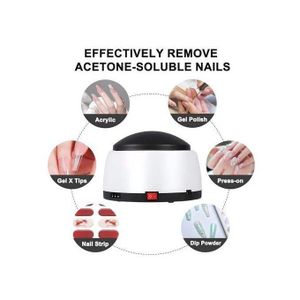 Machine à Vapeur Professionnelle pour Dépose d'Ongles et Dissolvant Efficace