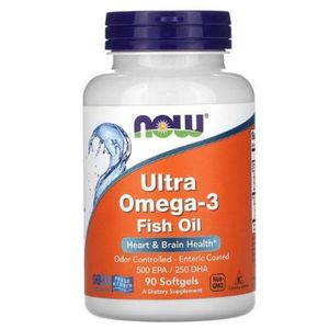 Now Ultra Oméga-3, 500 mg d'acide EPA/250 mg de DHA , 90 capsules