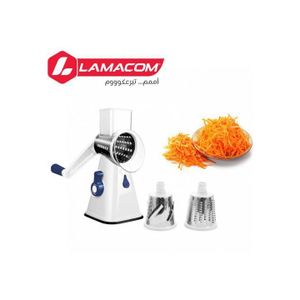 Lamacom Râpe "Rap’tout" Trancheuse de légumes et fruits avec lames en Inox - 3 3 Râpes en 1 1