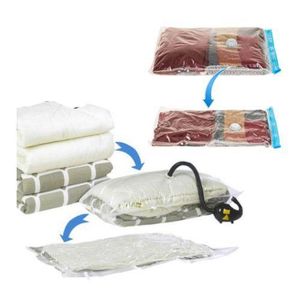 Lot de 8 sacs sous vide transparents économiseurs d'espace (98X68 Cm)