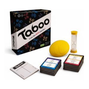 Hasbro Jeu de Société Taboo - Jeu d'Ambiance et de Mots Interdits - Pour Soirées entre Amis et Famille -