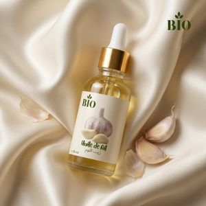 Bio Huile de ail 50 ml cosmétique naturel pour votre routine beauté