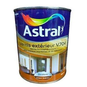 Astral Vernis Brillant Incolore pour protection des boiseries très exposées V 704 750ml