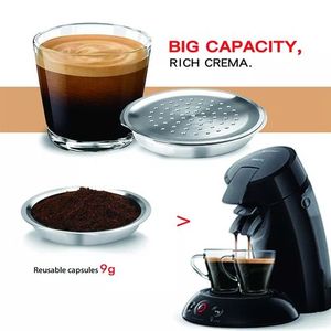 Capsules de café rechargeables en acier inoxydable compatibles avec  machines Tassimo (60 ml, petites) : : Cuisine et Maison