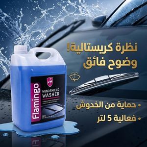 Liquide Lave Glace Voiture Haute Performance 5L - Nettoyant Pare-Brise Anti-Traces et Protection Essuie-Glace