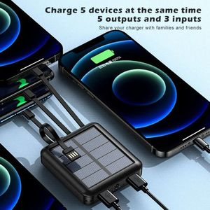 Mini Power Bank solaire portable pour iPhone et Xiaomi ,chargeur portable