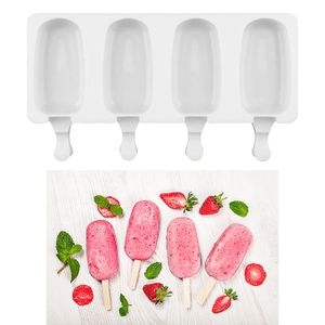 Moules Magnum Popsicles silicone 9cm pour 4 glaces - Planète Gateau