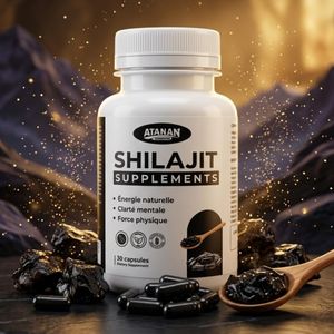 ATANAN Shilajit Supplements – Energie Naturelle, Clarte Mentale et Force Physique 