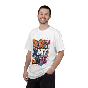 CAPRI  T-shirt  BLANC "Art Is My Life" –  100% Coton Premium unisex 