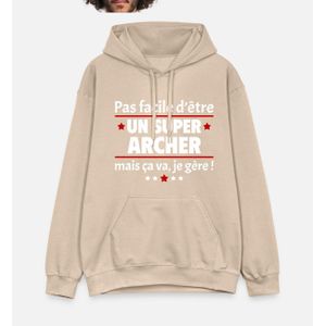 Pas facile d'être un super archer, arc, noël Sweat à capuche Hoodies