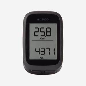 Compteur Vélo Sans Fil BC 500 - Affichage LCD Clair - Pour Cyclisme & Entraînement - Noir