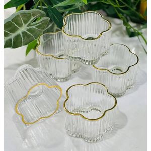 Ensemble de 6 bols de service en verre