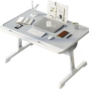 Table de lit pliable Ideale pour manger, travailler, jouer et dessiner avec tiroir de rangement