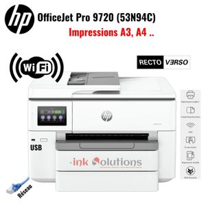 Hp Imprimante multifonction Jet d'encre OfficeJet Pro 9720 (53N94C)