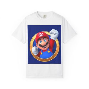 CAPRI T-shirt Design MARIO BROS  & Unisexe en 100 % coton  blanc