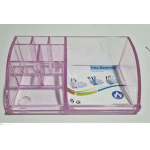 Ark منظم مكتب شفاف تخزين متعدد الوظائف للمكتب