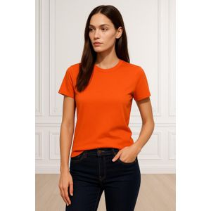 Marwa T-Shirt Basique Orange - Orange