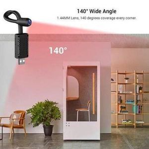 Mini caméra  HD 1080P, wi-fi, détection de mouvement, vidéo, accès à distance
