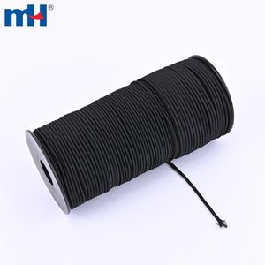 Cordon élastique Noir 2.5mm, Fil élastique rond