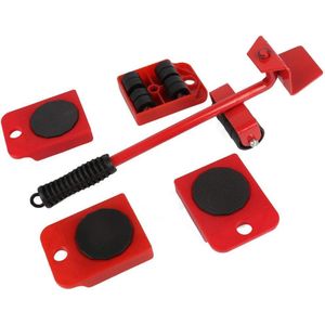 طقم رفع وتحريك الأثاث، أداة رفع + وسادات + عجلات متعددة الاستخدامات، مثالي للكنب، الخزائن، الأسرّة، الأجهزة المنزلية، حمولة قصوى 150 كجم