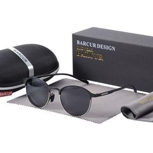 BARCUR  Lunettes de soleil polarisées avec protection Bc 86-22 Noir