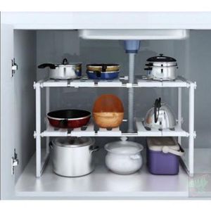 Generic Étagère de Rangement Extensible et Réglable Sous l'Évier, pour la  Cuisine, Gain de Place, à prix pas cher