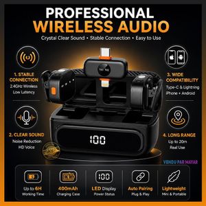 ميكروفون سطح المكتب USB طراز MC-PW12 مع دوران 360°، مراقبة بدون تأخير، التحكم في مستوى الصوت، تقليل الضوضاء وواجهة مزدوجة USB/XLR