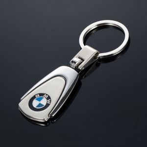 Porte clés Porsche Jaune Cuir GENUINE OEM - Keychain clef cle