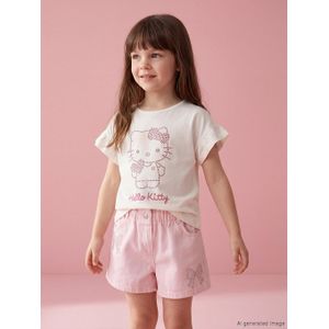 Lc Waikiki T-shirt imprimé Hello Kitty pour filles avec pierres décoratives