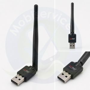 AZATECH Clé WiFi USB  MT7601 avec Antenne Haute Performance – 150 Mbps – Adaptateur Réseau Sans Fil USB 2.0