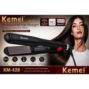 Kemei مكواة الشعر الاحترافية KEMEI-KM-428 – أداء قوي ونتائج تدوم