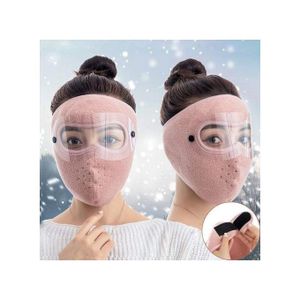 Offfre Masque facial anti froid avec lunettes coupe vent ANTI buée
